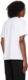 BAPE White & Navy Camo College T-Shirt