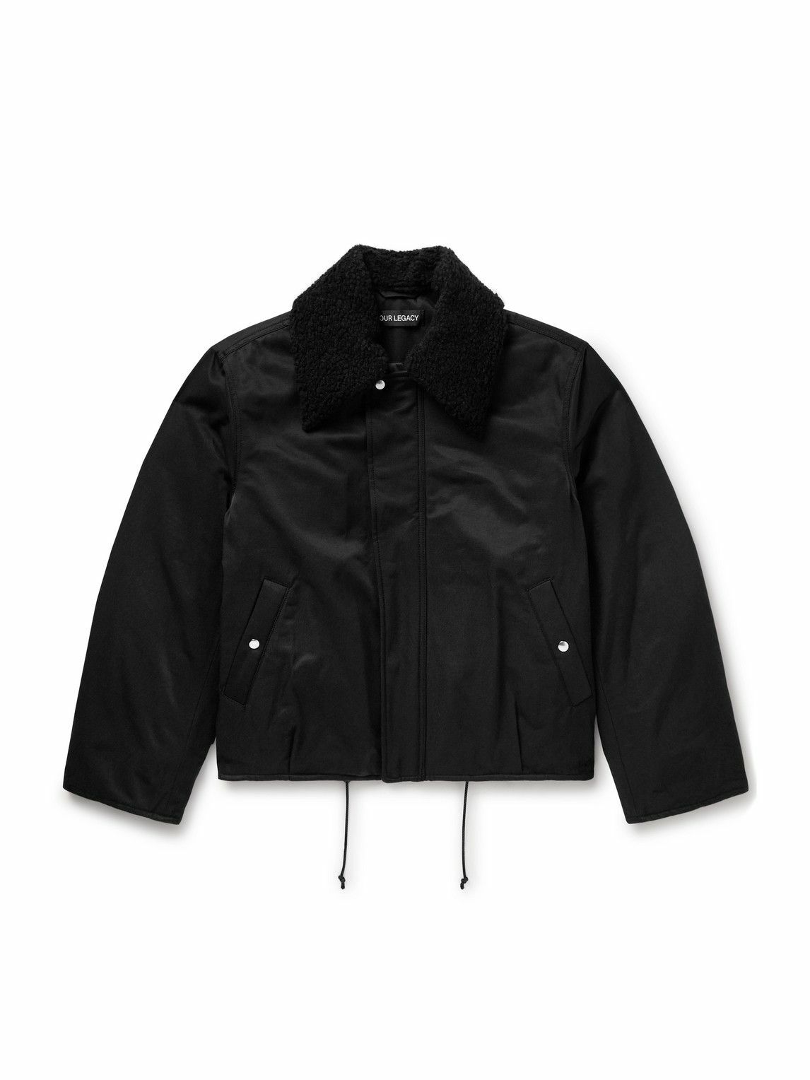 Our Legacy - Constructor Faux Fur-Trimmed Canvas Bomber