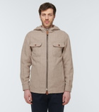 Giorgio Armani - Hooded virgin wool blouson