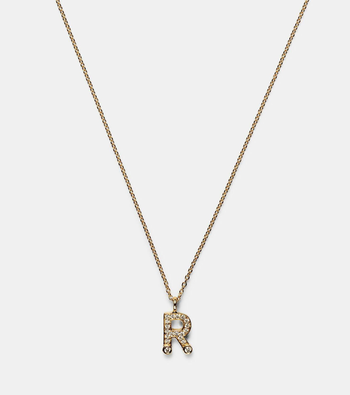 Sophie Bille Brahe 18kt gold necklace with diamonds