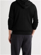 THE ROW - Harry Cashmere Zip-Up Hoodie - Black