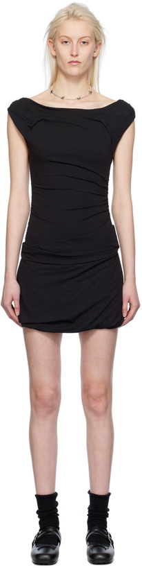Photo: OPEN YY SSENSE Exclusive Black Minidress