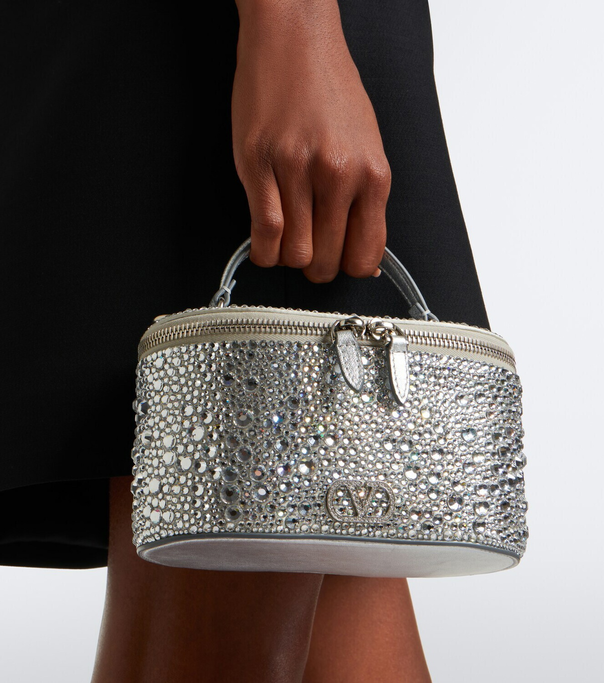 Valentino Garavani VLogo Small embellished vanity bag