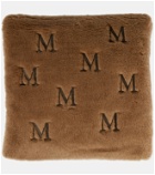 Max Mara - Monogrammed teddy cushion