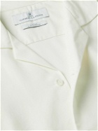Turnbull & Asser - Phillips Camp-Collar Silk Shirt - Neutrals