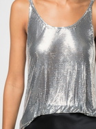 Rabanne Silver-Tone Mesh Tank Top