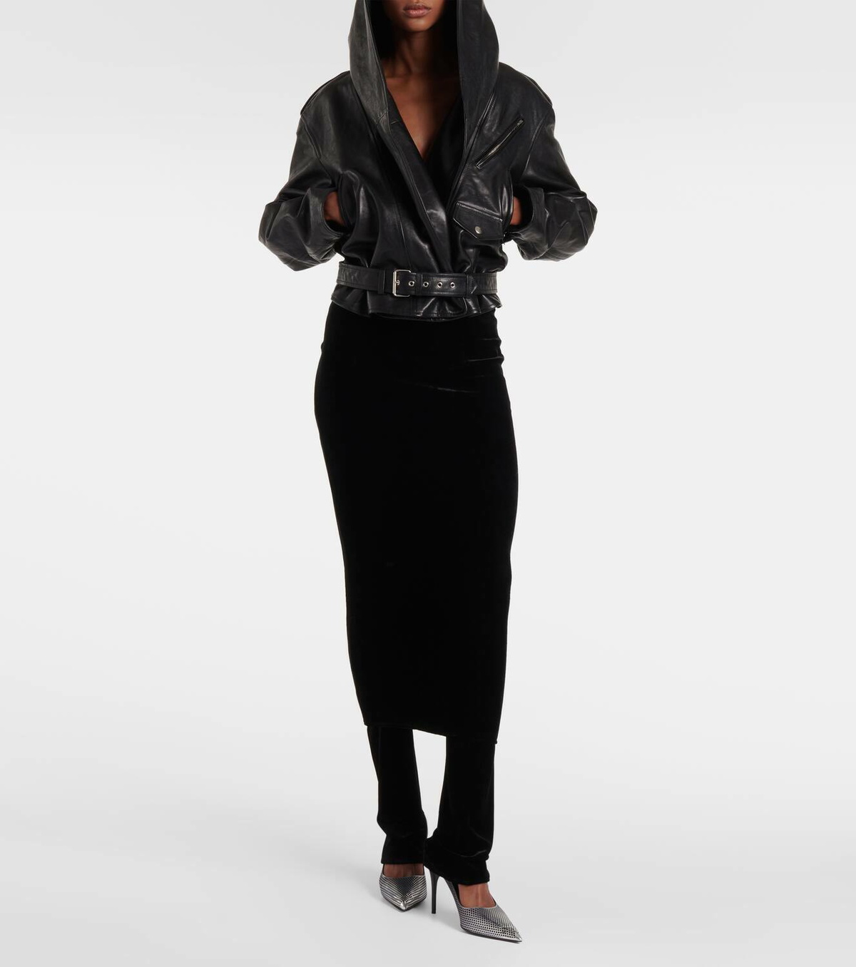 Alaïa Biker leather jacket