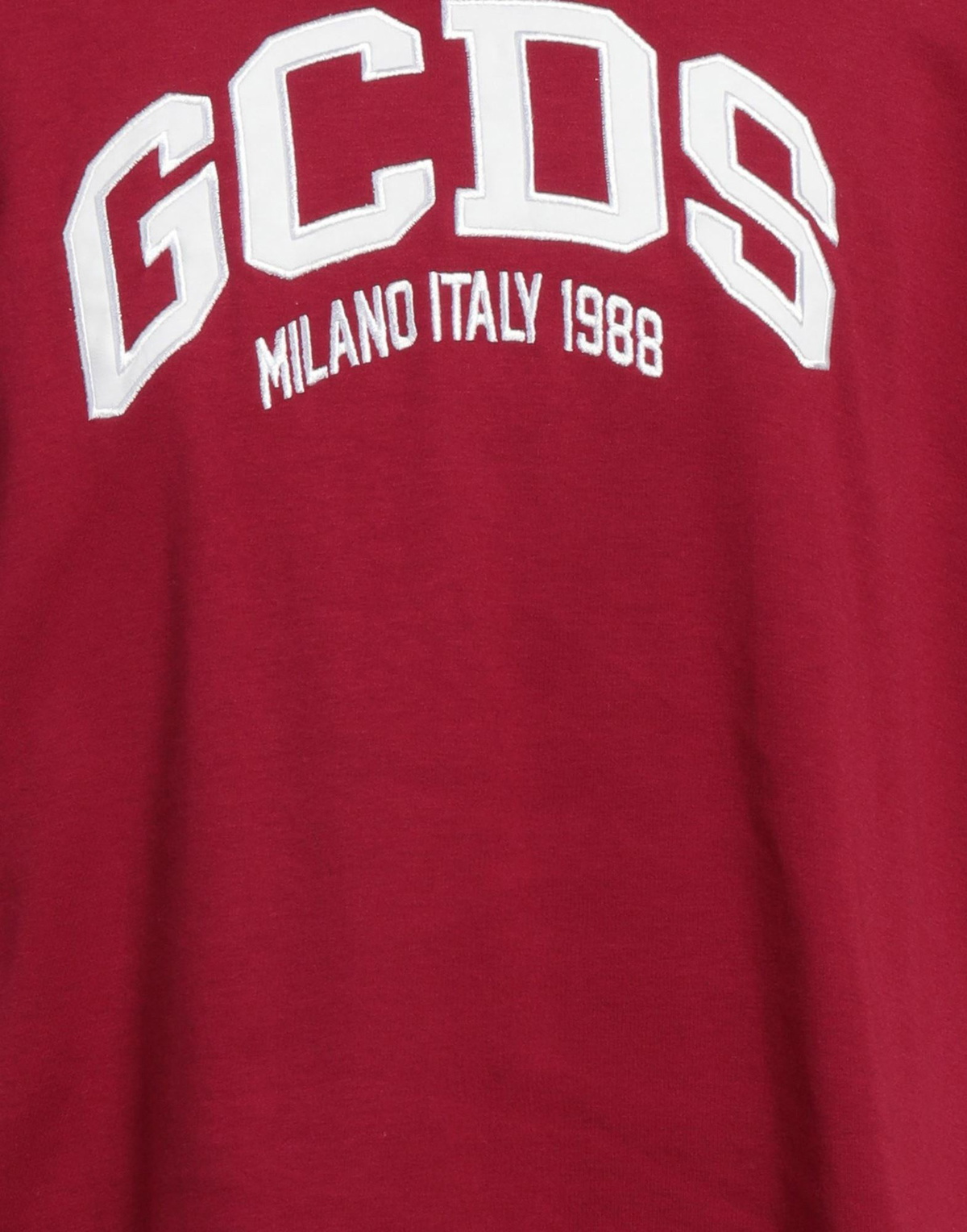 Gcds Mens T-shirt Burgundy