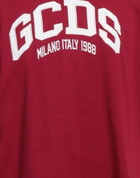 Gcds Mens T-shirt Burgundy