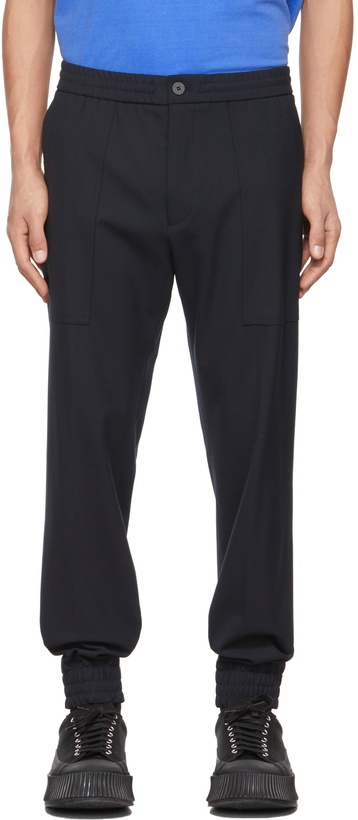 Photo: Solid Homme Navy Wool Trousers