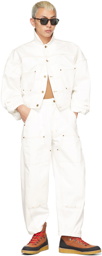 Sebastien Ami Off-White Denim Oversized Type-2 Jacket