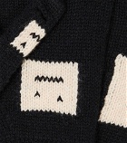 Acne Studios - Face wool-blend gloves