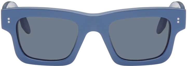 Photo: JW Anderson SSENSE Exclusive Blue Rectangle Sunglasses