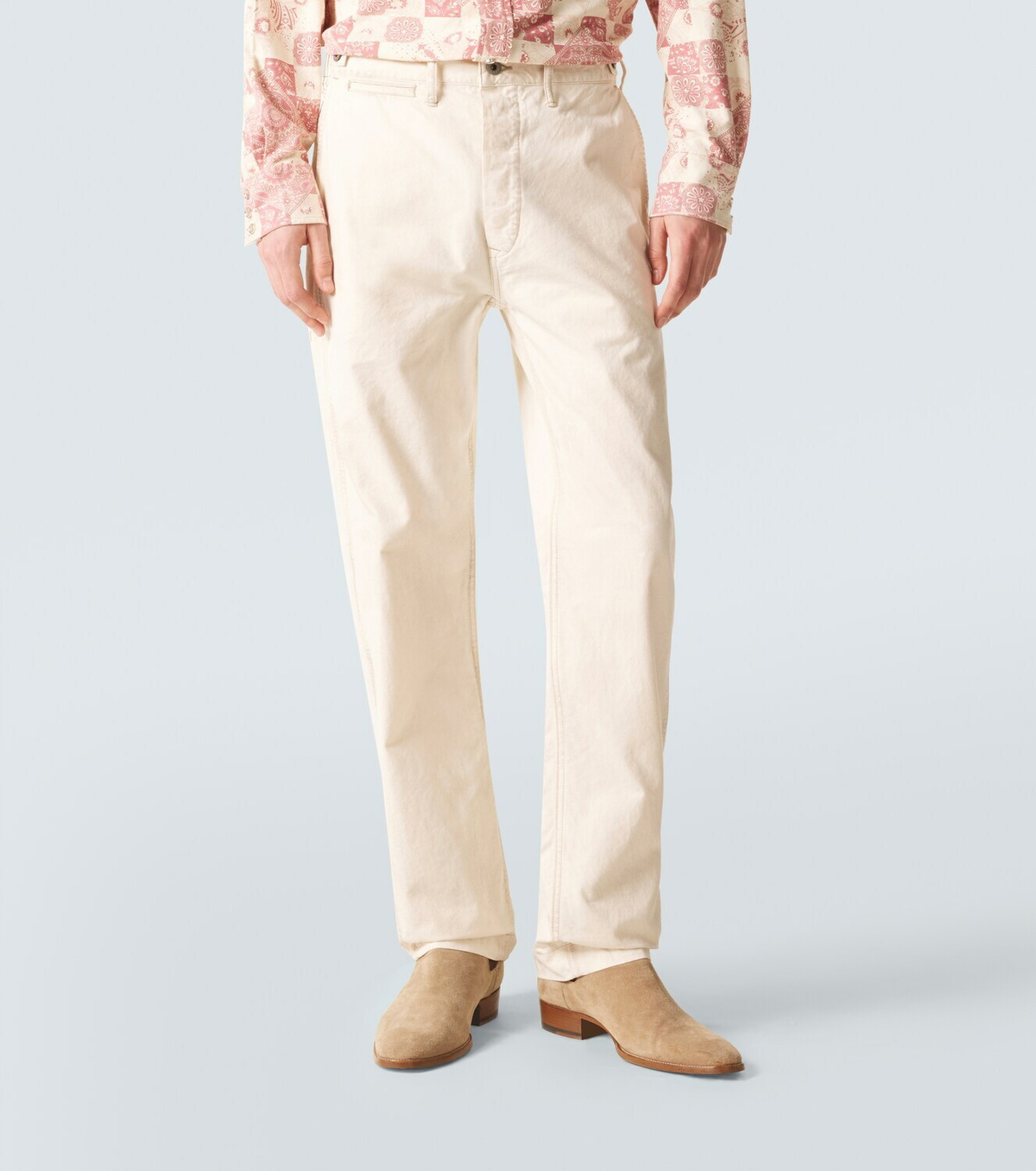 RRL Cotton canvas straight pants