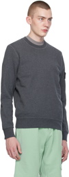 Stone Island Gray Patch Sweatshirt