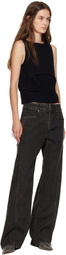 Eckhaus Latta Gray Bend Jeans