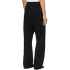 Fear of God Black Double Knit Flared Jogging Trousers