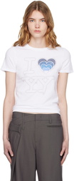 OPEN YY SSENSE Exclusive Brown 'I LOVE YY' Baby T-shirt