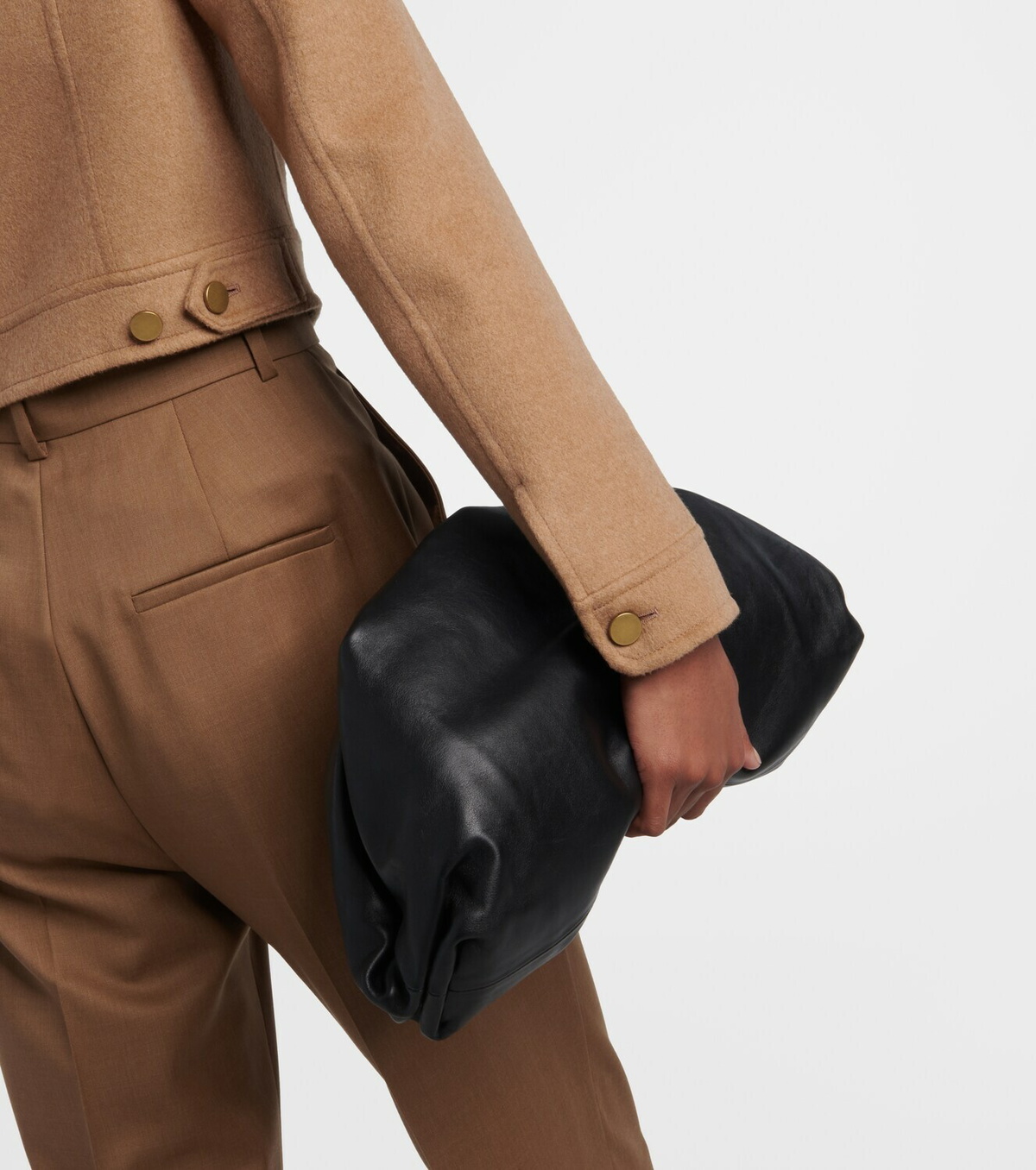 Max Mara Foglia camel hair biker jacket Max Mara