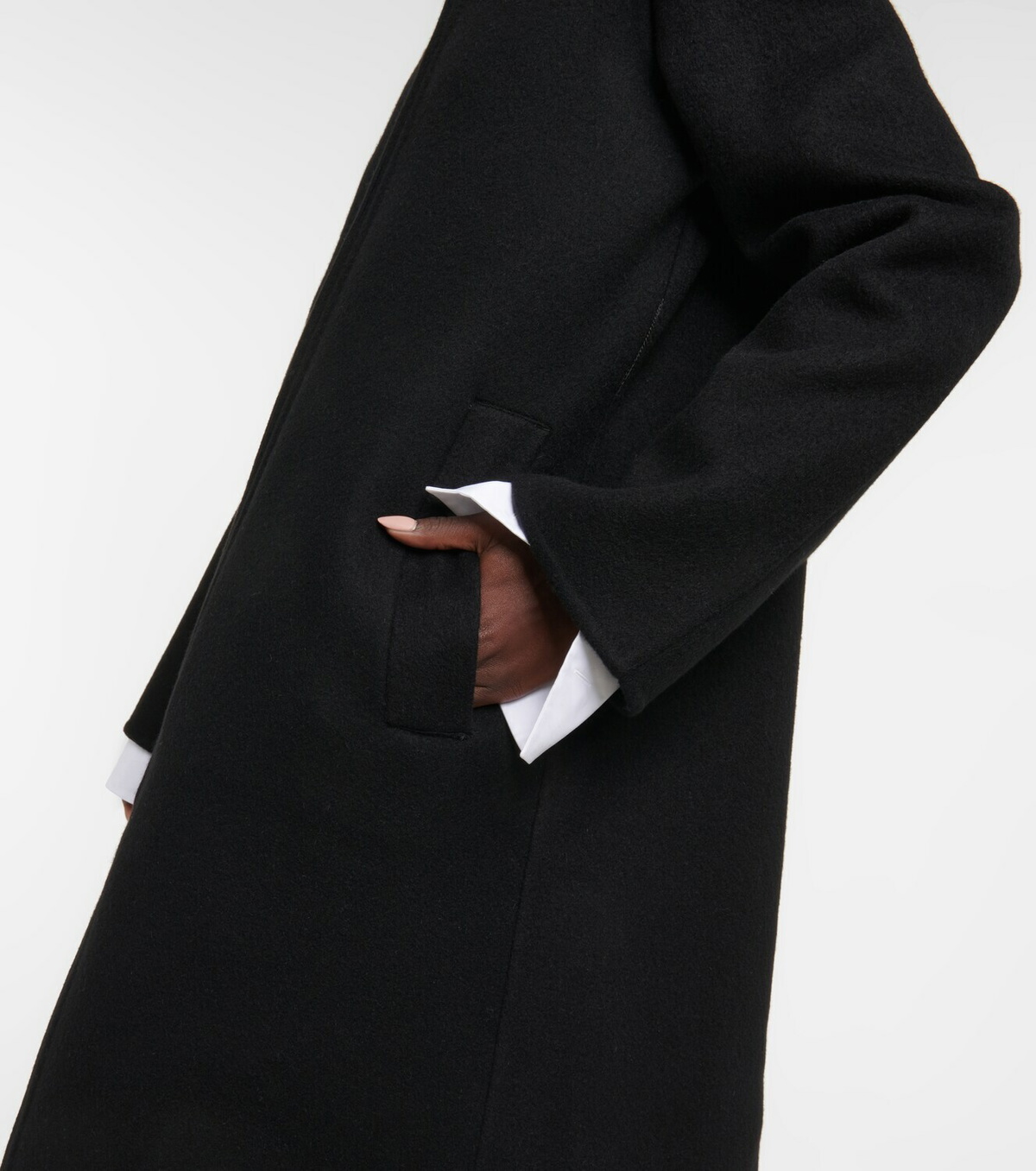 コート Jil Sander Embroidered wool blend coat Jil Sander - Wool-blend coat Jil Sander