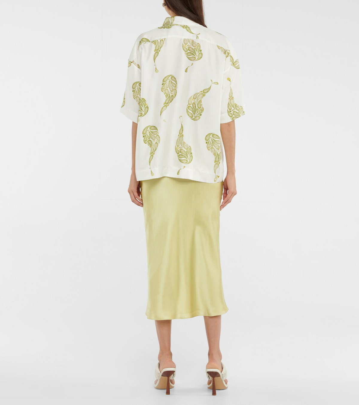 Christopher Esber Paisley silk twill shirt