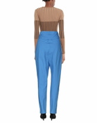 Jucca Womens Pants Pastel in Blue