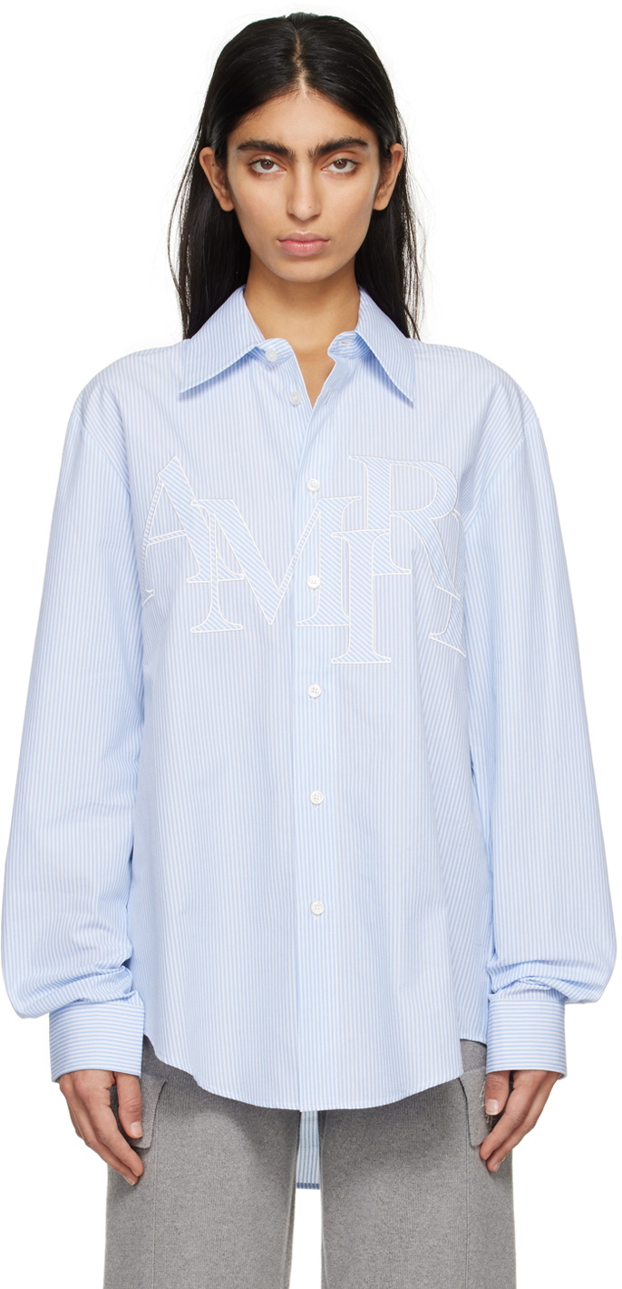 AMIRI Blue Pinstripe Shirt Amiri