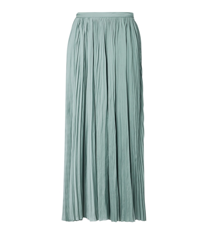 Photo: Ulla Johnson Lulu satin plissé maxi skirt