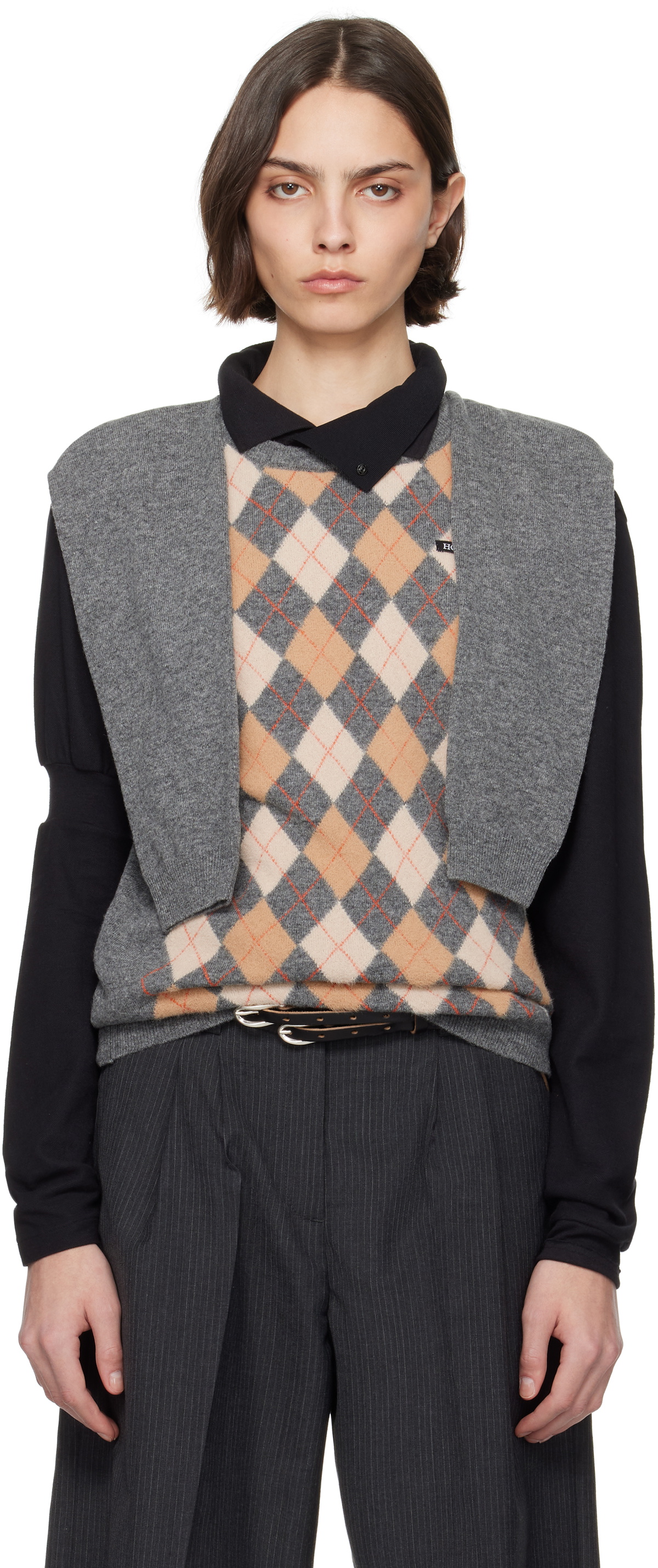 HODAKOVA Knitted Sleeve Vest