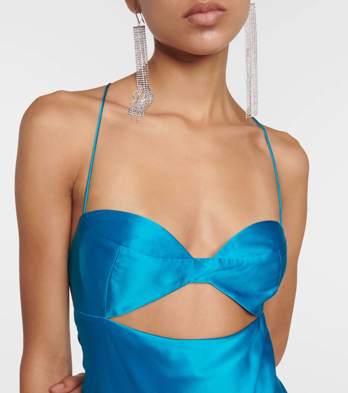 The Sei Silk satin gown