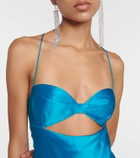 The Sei Silk satin gown