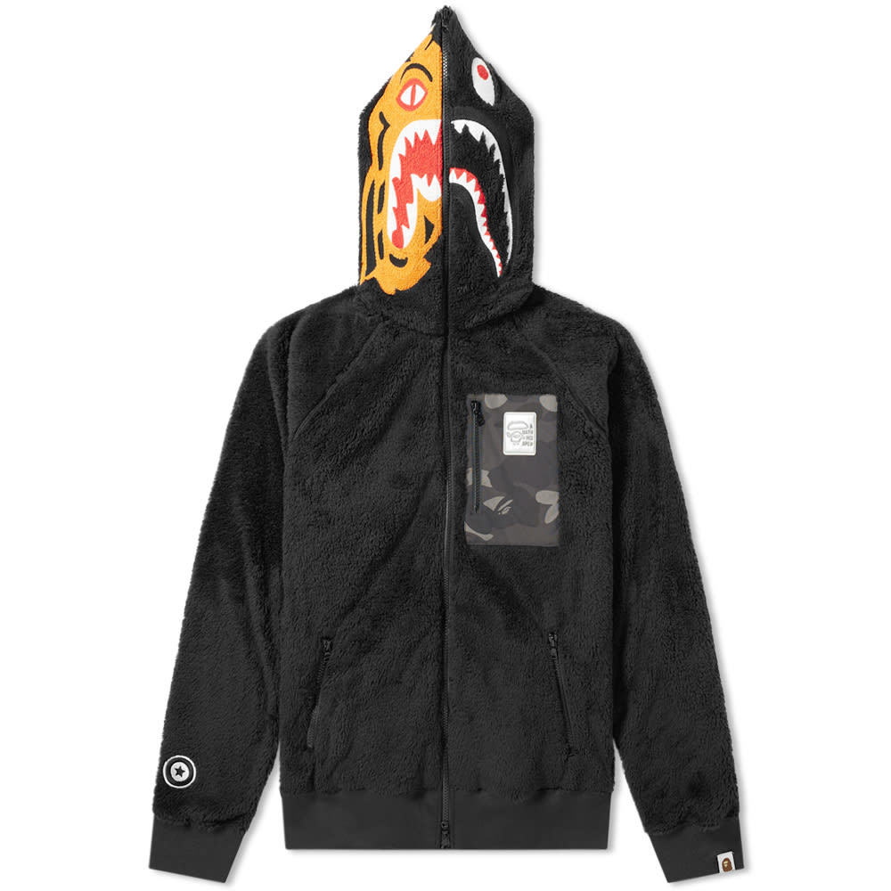 Bape Shark tiger Boa jacket