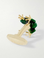 Paul Smith - Frog Gold-Tone Enamel Cufflinks