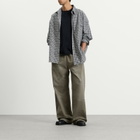 Acne Studios Men's Plott Peached Light Cotton Twill Trousers in Dusty Green