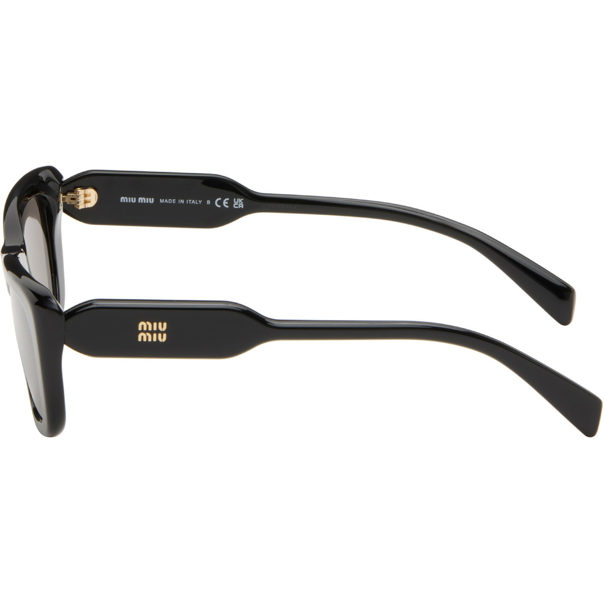 Miu Miu Eyewear Black 'Miu Miu Eyewear Collection' Sunglasses
