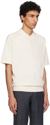POTTERY Off-White Comfort Polo