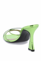 D'ACCORI metallic leather lust mules Metallic