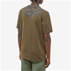 C.P. Company Men's Goggle Back Print T-Shirt in Ivy Green