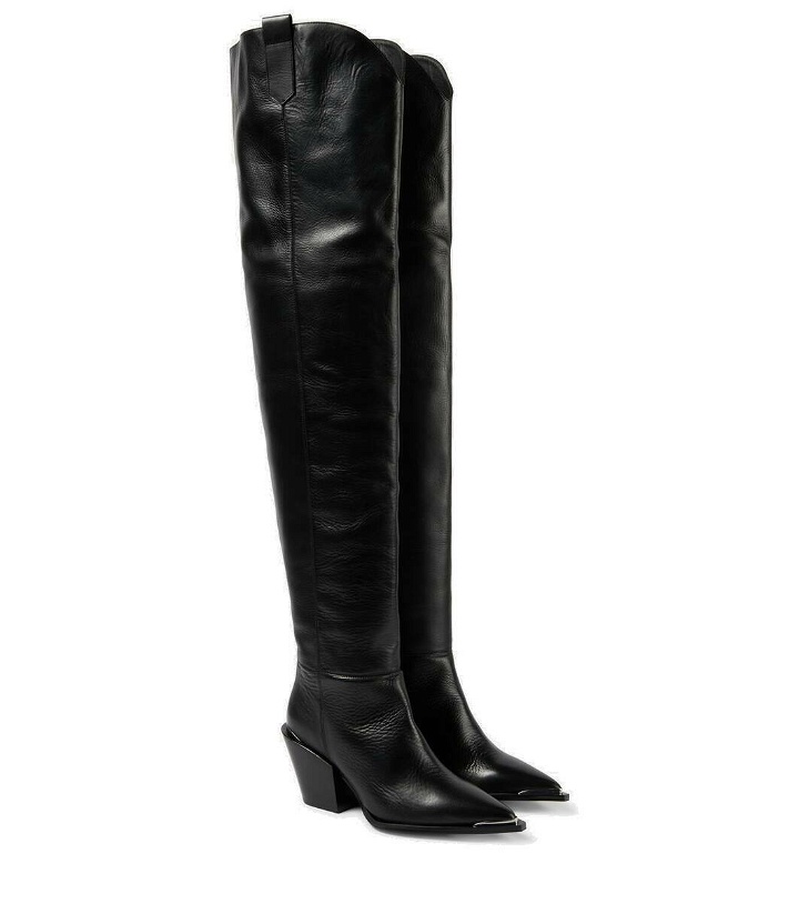 Photo: Dorothee Schumacher Strong Femininity leather over-the-knee boots