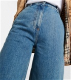 Burberry High-rise straight jeans