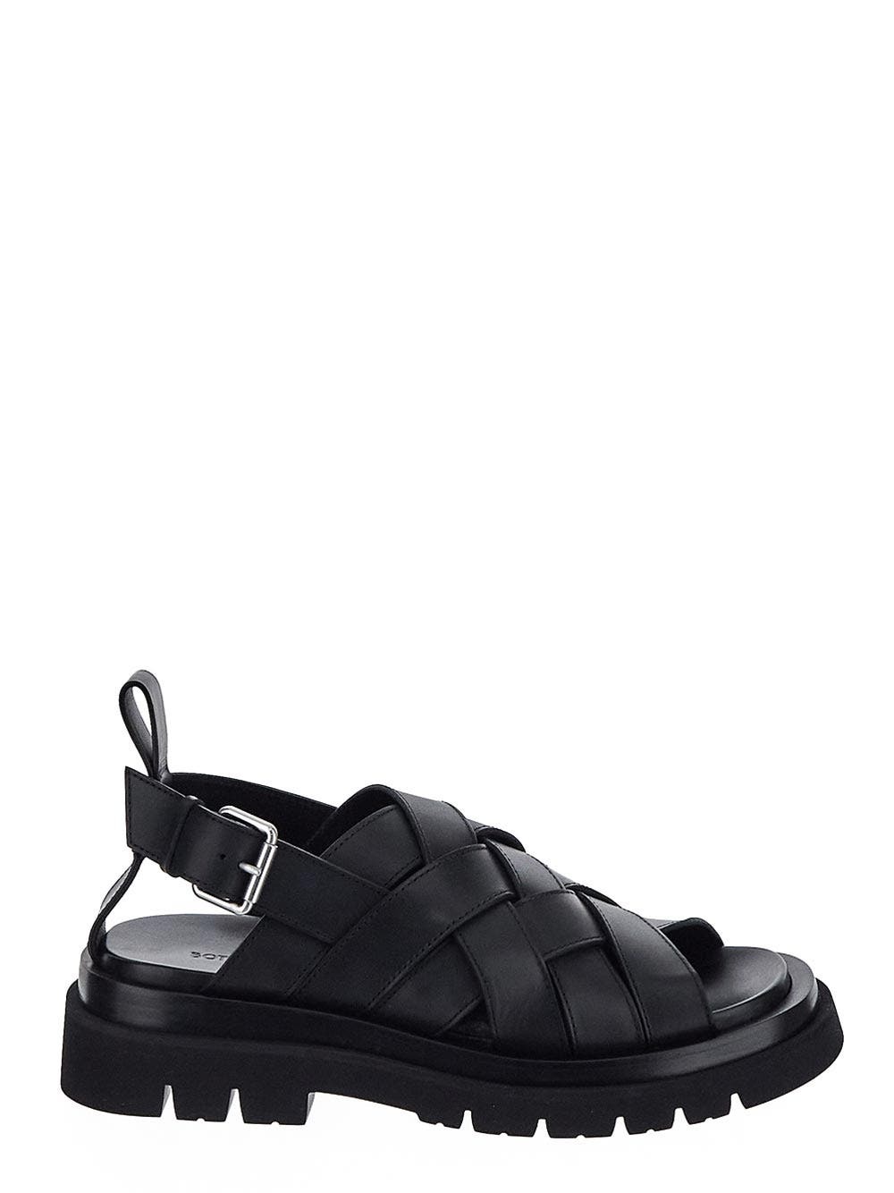 ◆正規品◆BOTTEGA VENETA BAND SANDAL BLACK◆関税込◆人気商品 Bottega Veneta Lug Strap Sandals Bottega Veneta