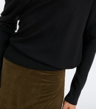 Tom Ford Off-shoulder wool and silk sweater