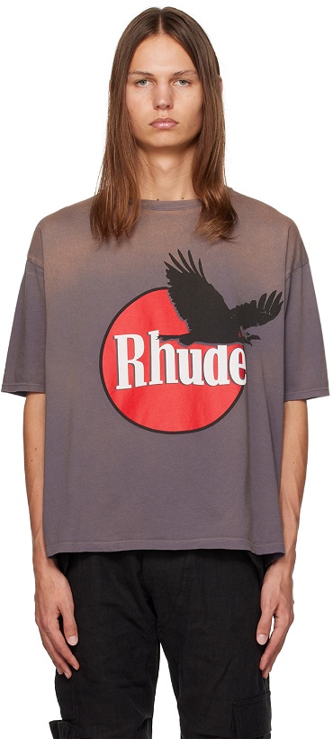 Photo: Rhude Gray Eagle T-Shirt