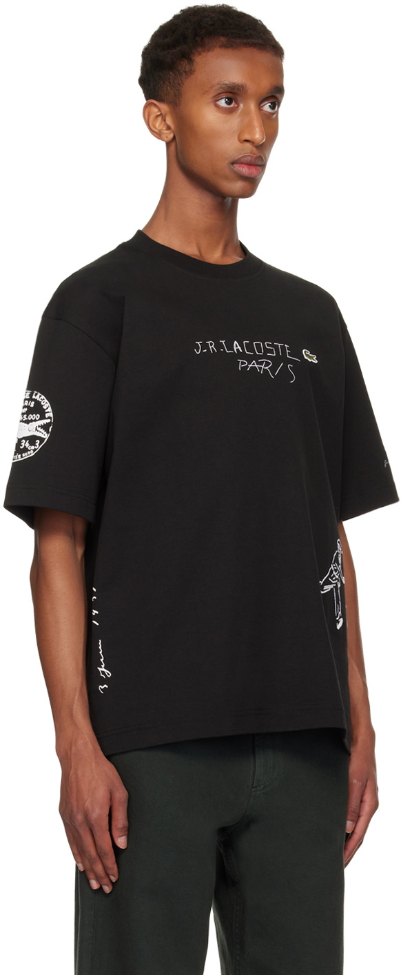 Lacoste Black Loose Fit T-shirt Lacoste