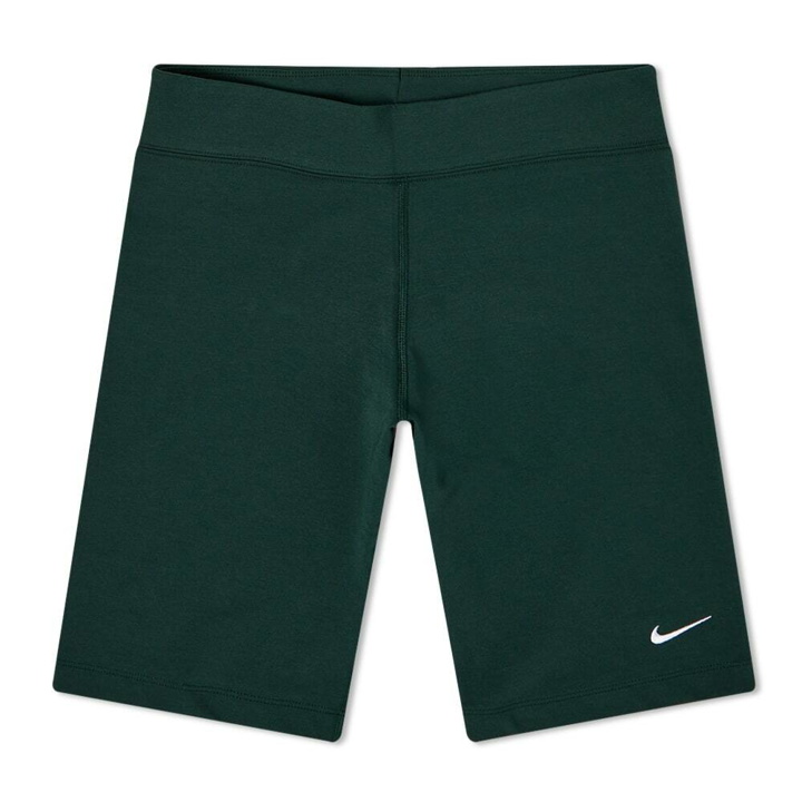 Photo: Nike Women's Essential Biker Shorts in Pro Green/White