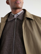 Officine Générale - Marlino Houndstooth Virgin Wool Overshirt - Brown