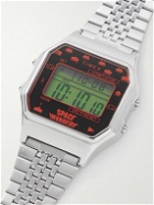 Timex - Space Invaders T80 34mm Silver-Tone Watch