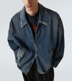 Balenciaga Distressed denim jacket