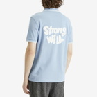 Comme des Garçons SHIRT Men's x Fred Perry Polo Shirt in Sky Blue