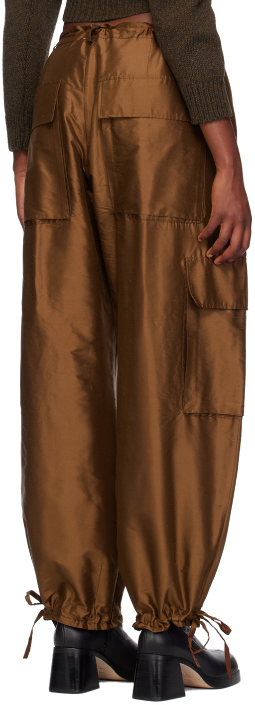 Cawley Brown Drawstring Trousers